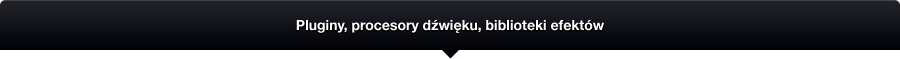 Pluginy, procesory dźwięku, biblioteki efektów